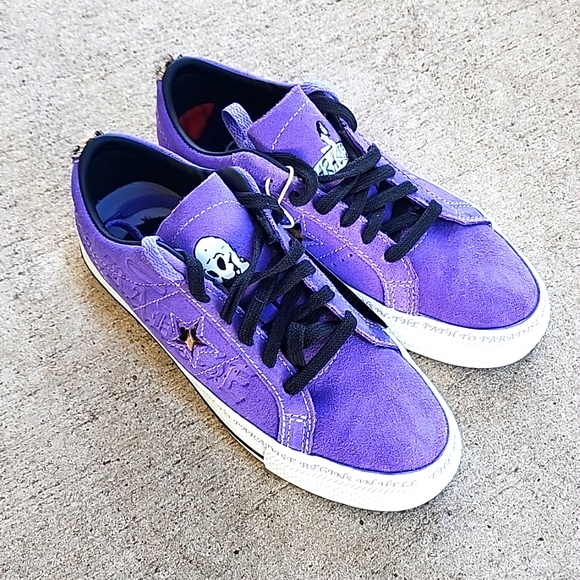 NWOT Converse One Star Pro Lo Wild Lilac Sean Pablo x Paradise Shoes - Picture 2 of 9